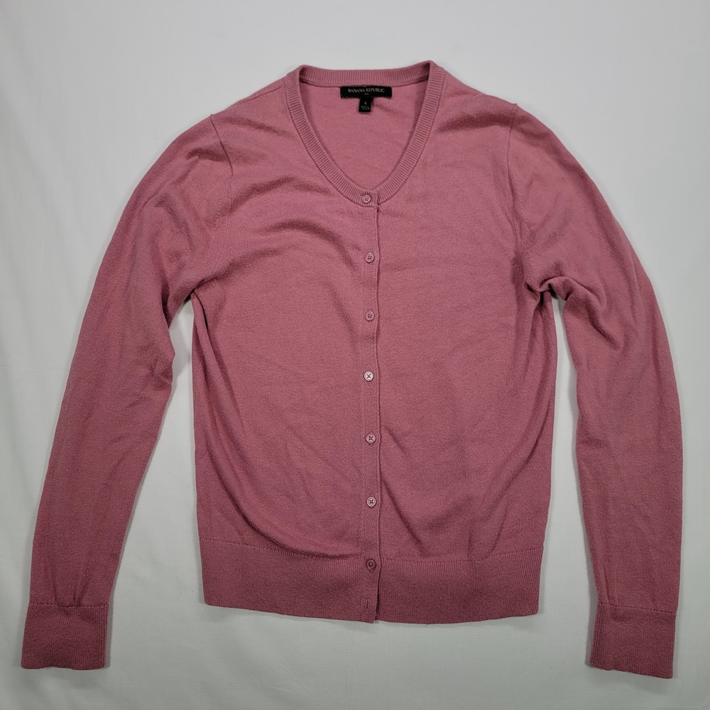 Banana Republic Dusty Pink Cardigan